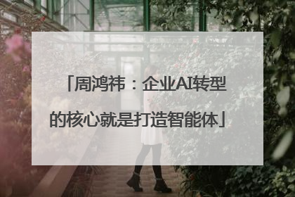 周鸿祎：企业AI转型的核心就是打造智能体